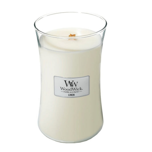 Woodwick Large Candle Linen